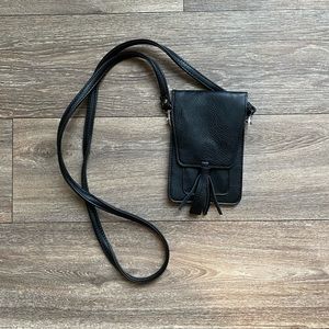Small black crossbody bag